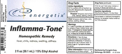 Inflammatone   2 Oz Bottle Label
